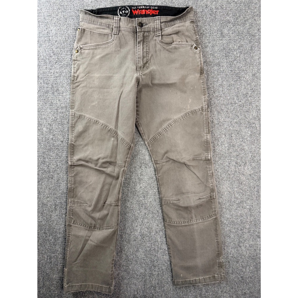 Wrangler ATG Mens 30x30 Grey Tactical Hiking Workwear Pants 28in Inseam 10NS857G
